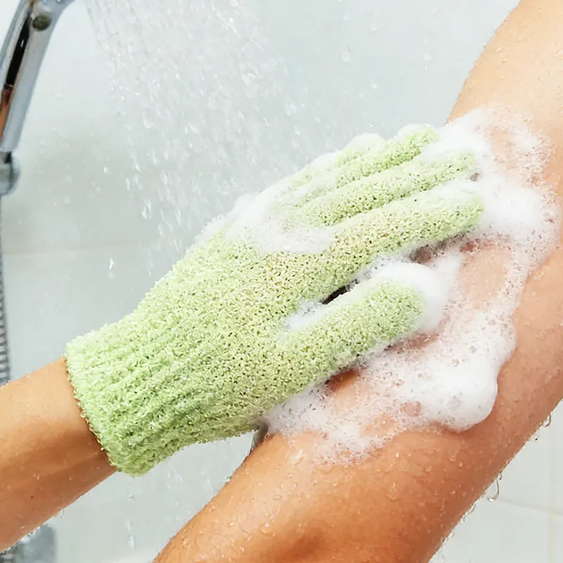 Double-Sided Exfoliating Bath Gloves for Men & Women – Strong Decontamination Shower Scrubbing Mitts for Full Body, Back & Spa, Dead Skin Remover
